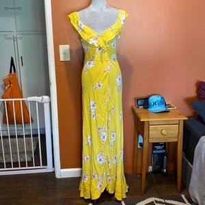 Yellow sun dress